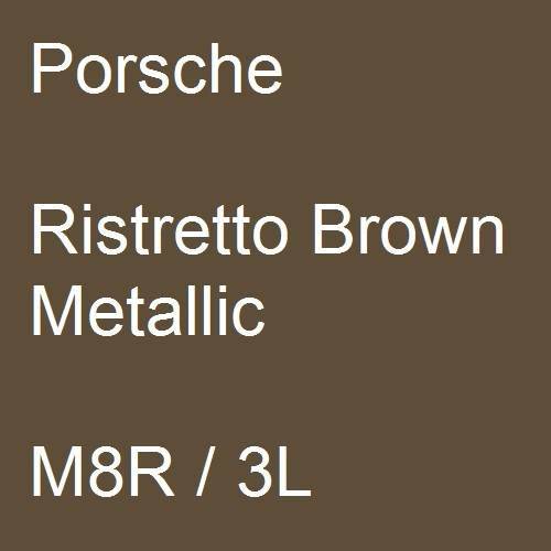Porsche, Ristretto Brown Metallic, M8R / 3L.